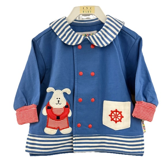 Gymboree Other - Vintage NWT Gymboree RAINBOW TAG 1996 December Spring Little Sailor Shirt Jacket
